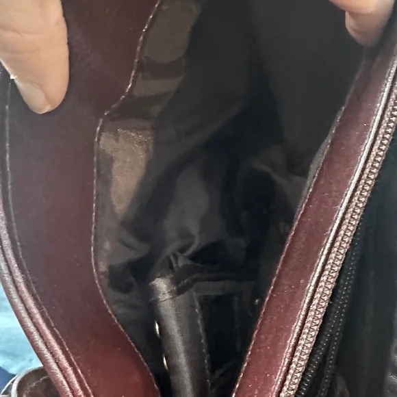 Bueno Brown and Cream Checkered Shoulder Bag - Picture 13 of 14